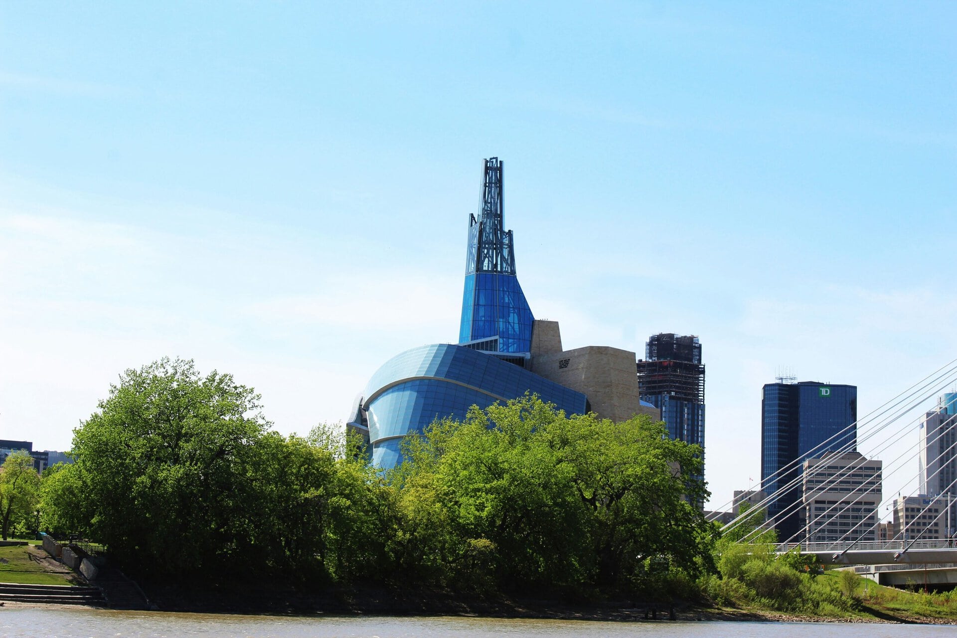 Exterior view of Winnipeg museum