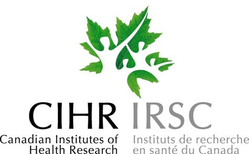 Canadian institute of health research logo. Instituts de recherche en santé du Canada