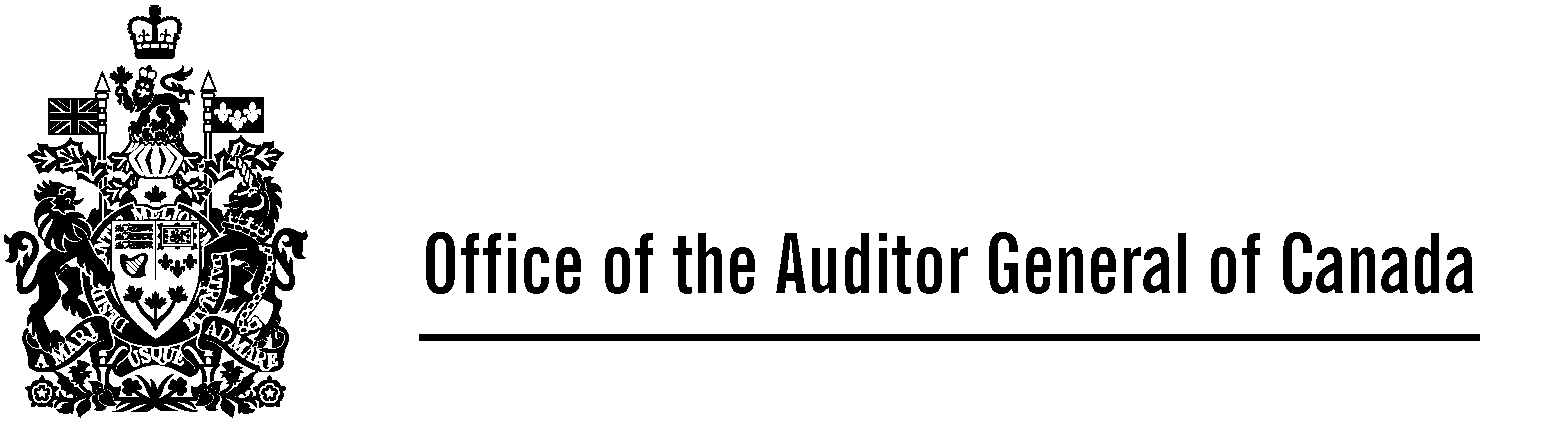 Office of the auditor general of Canada logo