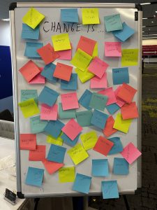 Change is...