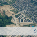 Birds' eye view of Richmond Hill development zone