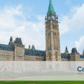 Canadian parliament buildings from the outside